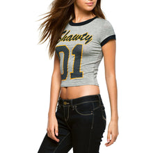 01 Letter Printed Women T-Shirt Short Sleeve Tops T Shirt O-Neck Women Blusa Short Crop Top Tee Shirt Femme  SN9