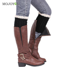 1 Piece Womens Crochet Knit Lace Trim Leg Warmers Cuffs Toppers Boot Socks Knee Gaiters Boot Leg Warmers 20cm 6 Colors SN9