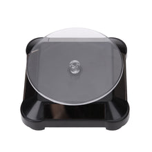 100*100*40mm New Solar Showcase 360 Turntable Rotating Jewelry Watch Ring Display Stand ABS Jewelry Holder Rack Showcase  SN9