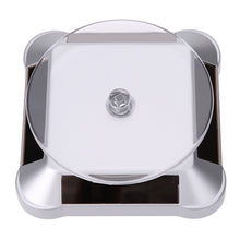 100*100*40mm New Solar Showcase 360 Turntable Rotating Jewelry Watch Ring Display Stand ABS Jewelry Holder Rack Showcase  SN9