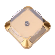 100*100*40mm New Solar Showcase 360 Turntable Rotating Jewelry Watch Ring Display Stand ABS Jewelry Holder Rack Showcase  SN9