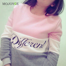 Casual Letters Printed Hoodies Sweatshirt Women Long Sleeve Hoodie Tee Tops Pink Pullover Jumper Sweatshirt Women Top SN9