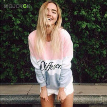 Casual Letters Printed Hoodies Sweatshirt Women Long Sleeve Hoodie Tee Tops Pink Pullover Jumper Sweatshirt Women Top SN9