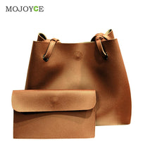 2PCS Fasion Women Leather Handbags Shoulder Women Bag Satchel Tote Bags Handbags Women Famous s sac a main Bolsa Feminina SN9