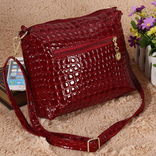 2PCS Women Bags New Fashion Bag Handbags Fashion Handbags Messenger Shoulder Bag Crocodile PU Leather bags  SN9
