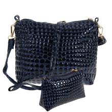 2PCS Women Bags New Fashion Bag Handbags Fashion Handbags Messenger Shoulder Bag Crocodile PU Leather bags  SN9