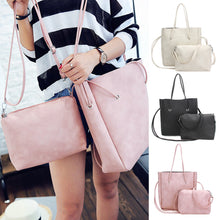2Pcs New Fashion Women Leather Handbag Crossbody Bag Tote Large Capacity Famous  Designer Handbag Composite Bag SN9