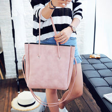 2Pcs New Fashion Women Leather Handbag Crossbody Bag Tote Large Capacity Famous  Designer Handbag Composite Bag SN9