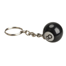2pcs Billiard Pool Keychain Snooker Table Ball Key Ring Gift Lucky NO8  SN9