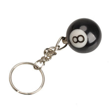 2pcs Billiard Pool Keychain Snooker Table Ball Key Ring Gift Lucky NO8  SN9