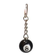 2pcs Billiard Pool Keychain Snooker Table Ball Key Ring Gift Lucky NO8  SN9