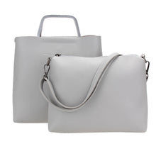 2pcs Fashion Women Leather Handbag Metal Handle Women Bag Shoulder Crossbody Bag PU Clutches Bolsa Feminina Messenger Bag  SN9