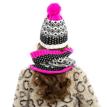 2pcs HatScarf Women Cap BeanieScarf Woolen Warm Hat Knitted Hat Beanie Caps Christmas Gift  SN9