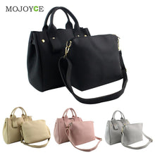 2pcs New PU Leather Women Bag Embossed Women Leather Handbag Leisure Shoulder Crossbody Bag Women Messenger Bags Bolsa Sac SN9