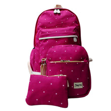 3 pcs Canvas Backpack Women Korean Shoulder Bag Spots Rucksack Bolsa Travel Satchel School Bag for Teenage Mochila Feminina SN9