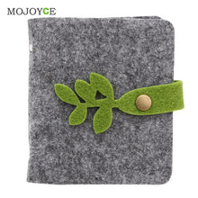 40 Slots Felt Wool Business Cards Bags Card Holders ID Credit Name Business Cards Pocket Pouch Container Bag Wallet Purse SN9