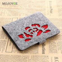 40 Slots Felt Wool Business Cards Bags Card Holders ID Credit Name Business Cards Pocket Pouch Container Bag Wallet Purse SN9