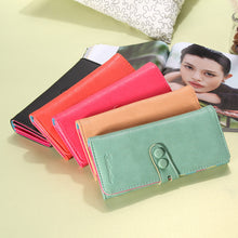 5 Candy Colors PU Leather Women Long Wallet Purse 5 Card Holder Clutch Purse  SN9