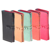 5 Candy Colors PU Leather Women Long Wallet Purse 5 Card Holder Clutch Purse  SN9