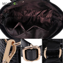 6Pcs New CROCO Pattern Women Leather Handbags Shoulder Crossbody Bags Handbags Women Famous s Women Messenger Bag  SN9