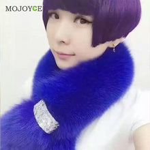 94cm Women Fur Scarf Faux Rabbit Fur Scarves Warm Fashion Accessories Lady Solid Color Ring Scarves Neck Warmers Collar SN9