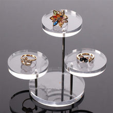Acrylic Jewelry Display Boxes Holder Rack Box Clear Acrylic Jewelry Organizer 3 Tray Stands for Earring Bracelet Necklace  SN9