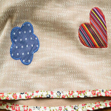 Artistic Style Knitted Women Blouses Fresh Hearts Flowers Appliques Shirts Women Blusas Femininas Women Tops SN9