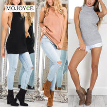 Backless Sleeveless Women Sweaters and Pullovers Turtleneck Knitted Regular Sweater Cardigan Women Pullover Tops Cardigans  SN9