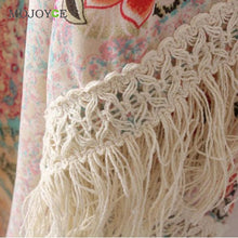 Batwing Sleeve Printed Tassels Kimono Chiffon Blouse Shawl Sun Protection Cover Women Blouses Blusas Feminino Women Tops  SN9