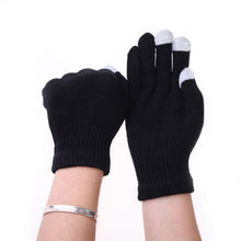 Best Selling Women Men Gloves Touch Screen Soft Cotton Gloves Warmer Smart All phone Black Eldiven  SN9