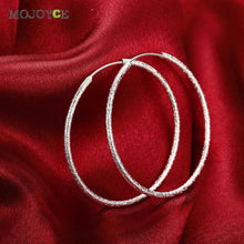 Big Circle Earrings Elegant Silver-plated Earrings fashion  SN9