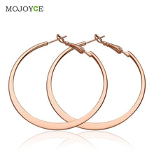 Big Circle Earrings Elegant Silver-plated Nickle 18K  Gold Plated Earrings  SN9