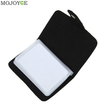 Black Business Cards Wallet Simplle Bag High Capacity Bank Credit Card ID Card Holder Pouch Case Bag Wallet Holder Money Bags SN9
