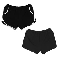 Black Leisure Women Shorts Fitness Beach Women Short Femme Stretch Pantalones SN9