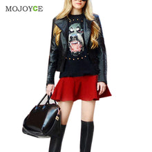 Black Slim Motorcycle Zipper Jacket Soft PU Leather Short Biker Coat Outwear Biker Jacket Jaqueta Feminina Damen Jacket Women SN9