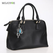 Blue Agate Keyring Fashion Silver Leaves Dreamcatcher Bag Car Keychain Fashion Jewelry SN9