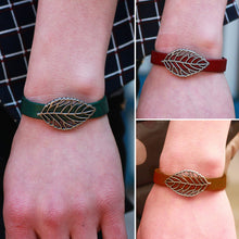 Bohemia Leather Ethnic Tribal Hand-woven Pendant Bracelet Unisex Braided Leather Charm Bracelet Bangles Wristband  SN9
