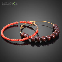 Bohemian Style Lady Retro Multilayer Cross Pendant Pine Bead Alloy Bracelet  SN9