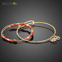 Bohemian Style Lady Retro Multilayer Cross Pendant Pine Bead Alloy Bracelet  SN9