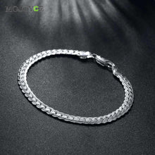 Bracelet Silver Plated Fashion Jewelry 5MM New Style Bangle Chain Bracelet legant Fashion Silver Plated SN9