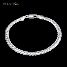 Bracelet Silver Plated Fashion Jewelry 5MM New Style Bangle Chain Bracelet legant Fashion Silver Plated SN9