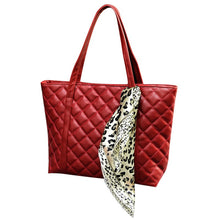 Big Women PU Leather Diamond Lattice Handbag Shoulder Bag Tote Hand Bags Black/Red Color Bolsas Femininas Sac a Main SN9