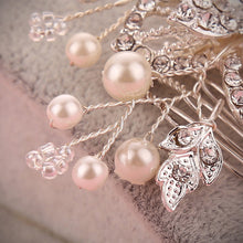 Bride high-end Manual Rhinestone Flower Hair Comb My Hair Adorn Article Exquisite Crystal Hair Jewelry Weeding Hairwears  SN9