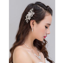 Bride high-end Manual Rhinestone Flower Hair Comb My Hair Adorn Article Exquisite Crystal Hair Jewelry Weeding Hairwears  SN9