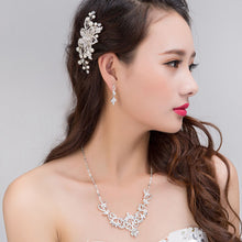 Bride high-end Manual Rhinestone Flower Hair Comb My Hair Adorn Article Exquisite Crystal Hair Jewelry Weeding Hairwears  SN9