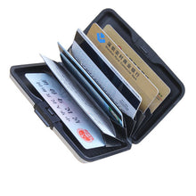 Business ID Name Credit Card Wallet Holder Aluminum Metal Case Box Waterproof 1S SN9