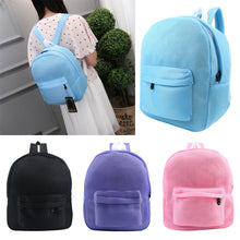Candy Color Backpack School Bags For Teenagers Casual Gridding Bag Mochila Backpack Women Ladies Satchel Shoulder Rucksack  SN9