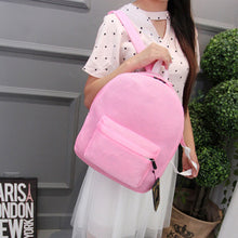 Candy Color Backpack School Bags For Teenagers Casual Gridding Bag Mochila Backpack Women Ladies Satchel Shoulder Rucksack  SN9