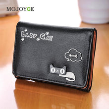 Candy Color Women Wallets Girl Purse Card Holder Cartoon PU Leather Clutch Bag Handbag carteira Womens Wallets and Purses SN9
