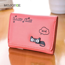 Candy Color Women Wallets Girl Purse Card Holder Cartoon PU Leather Clutch Bag Handbag carteira Womens Wallets and Purses SN9